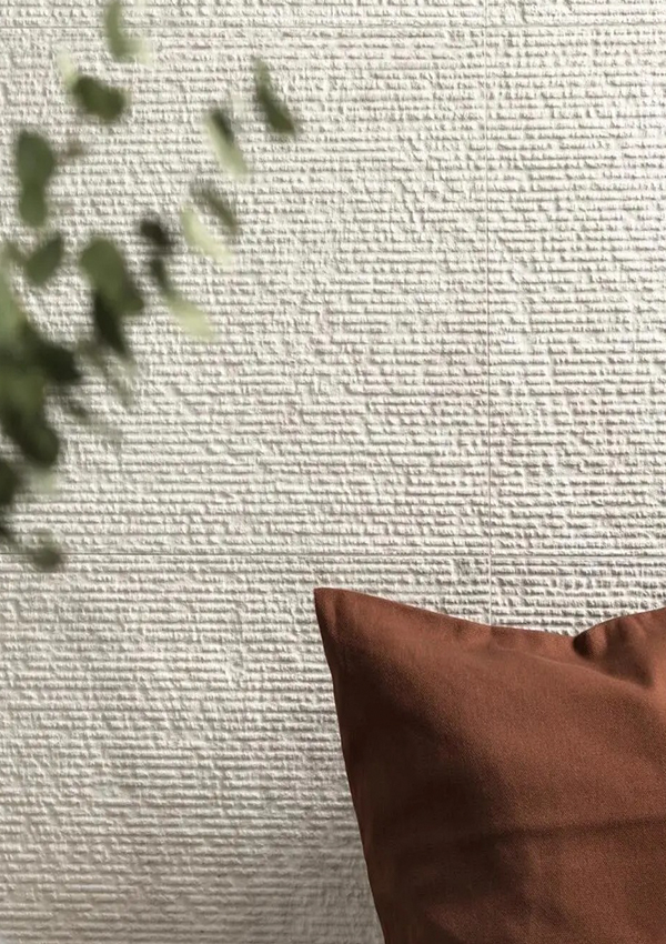 Elastyczny panel ścienny z miękkiego kamienia z wzorem poszarpanej tkaniny